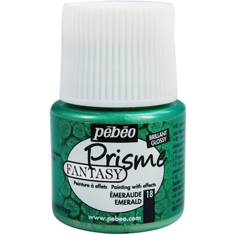 Pebeo ファンタジープリズム45ml NO.18エメラルド 1本（ご注文単位1本）【直送品】