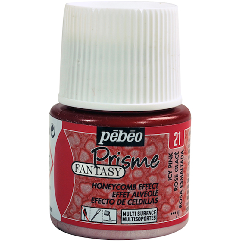 Pebeo ファンタジープリズム45ml NO.21アイシーンピンク 1本（ご注文単位1本）【直送品】