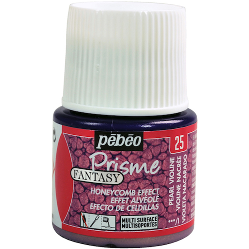 Pebeo ファンタジープリズム45ml NO.25パールバイオレット 1本（ご注文単位1本）【直送品】