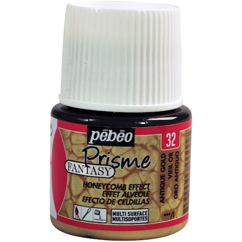 Pebeo ファンタジープリズム45ml NO.32アンティークゴールド 1本（ご注文単位1本）【直送品】