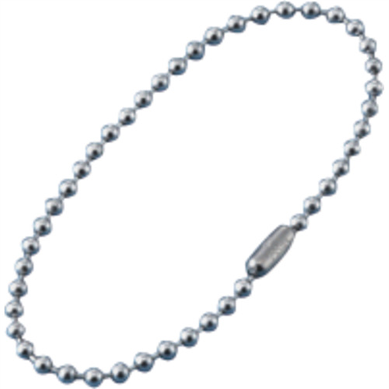 緑十字 ボールチェーン(玉鎖) 2.3Φ×150mm ステンレス 5本組 1組（ご注文単位1組）【直送品】