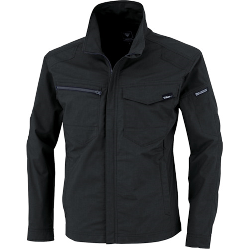 XEBEC TCストレッチ長袖ブルゾン1714-90-L クロ 1着（ご注文単位1着）【直送品】