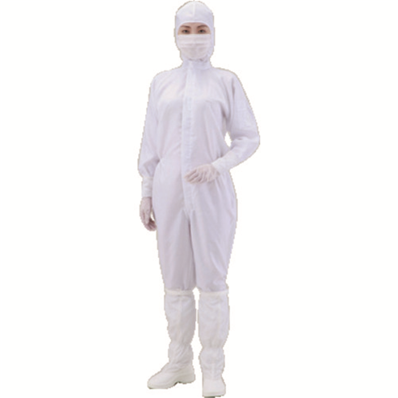 AS 無塵衣 AS197C フード付 白 LL 1着（ご注文単位1着）【直送品】