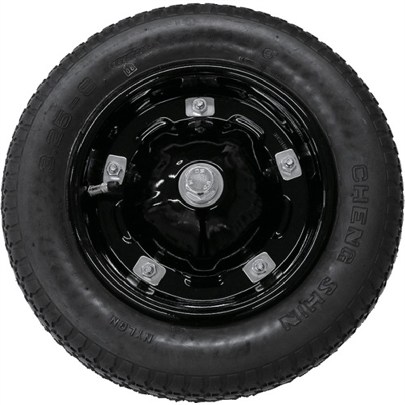 金象 国産 一輪車用タチホイル 片ネジ BK 1個（ご注文単位1個）【直送品】