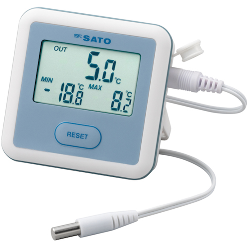 佐藤 冷蔵庫用デジタル温度計 PC-3310 (1830-00) 1個（ご注文単位1個）【直送品】