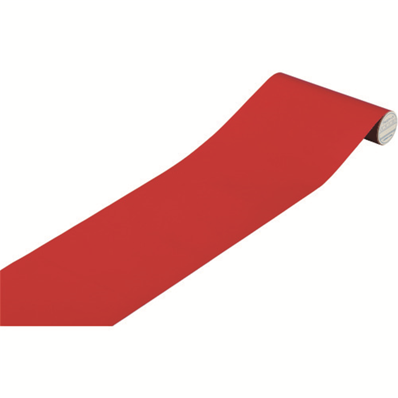 緑十字 配管識別テープ 赤 AH501(大) 150mm幅×2m アルミ 1巻（ご注文単位1巻）【直送品】