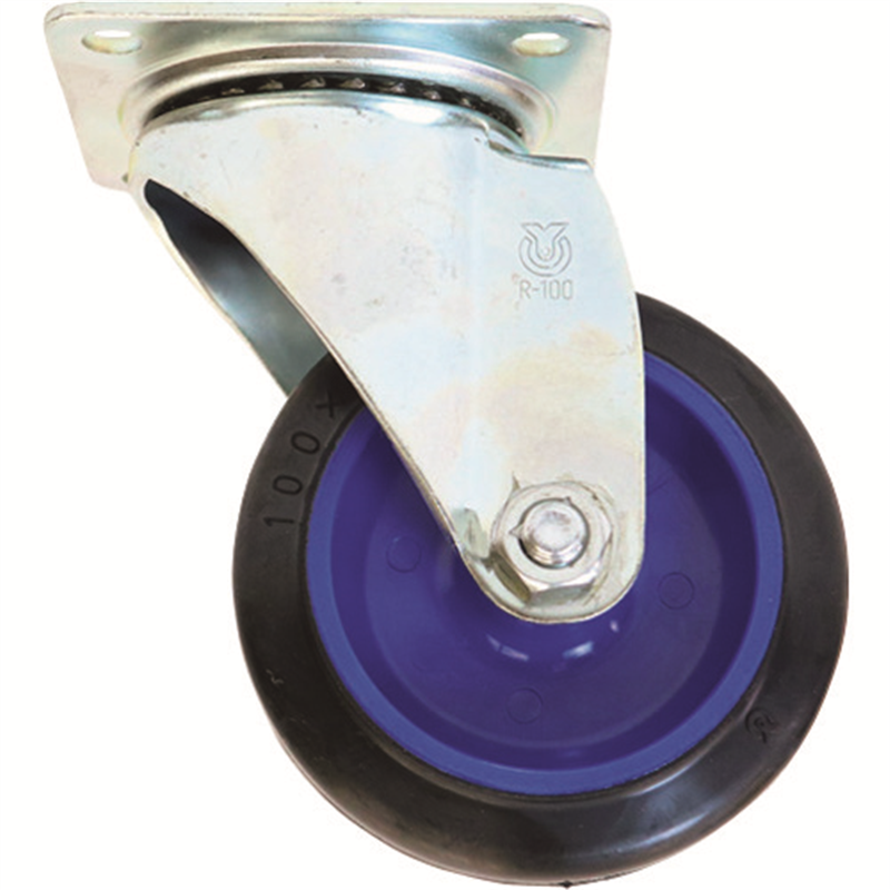 金象 スリムカート用 キャスター 100mm自在 1個（ご注文単位1個）【直送品】