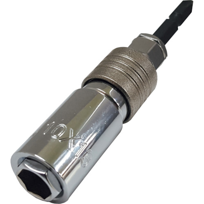 MUSTTOOL Wソケット 1/4 ビット式 10×13 6角 IM-1013O-6K 1個（ご注文単位1個）【直送品】