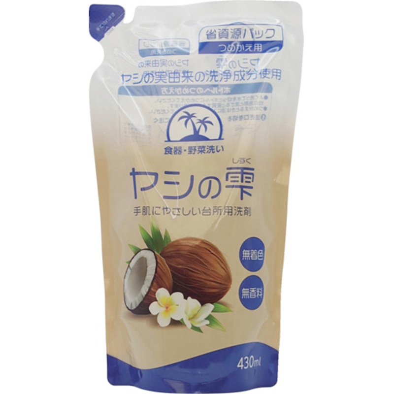 カネヨ ヤシの雫 つめかえ 430ml 1個（ご注文単位1個）【直送品】