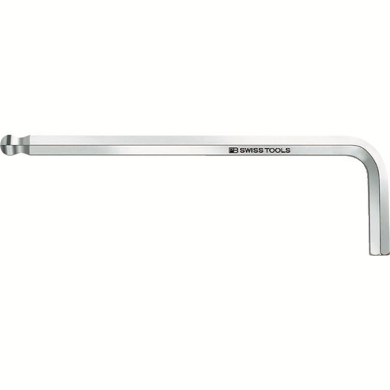 PBスイスツールズ ボール付六角棒レンチ 対辺寸法6 全長100 1本（ご注文単位1本）【直送品】