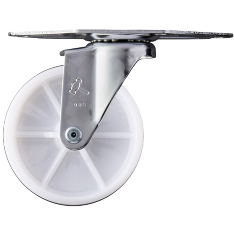 ハンマー コーナーキャスター Eシリーズコーナー 自在式ナイロン車輪 100mm 1個（ご注文単位1個）【直送品】