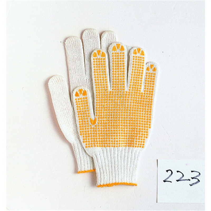 おたふく 223奉仕品 スベリドメ軍手5P 1組（ご注文単位1組）【直送品】