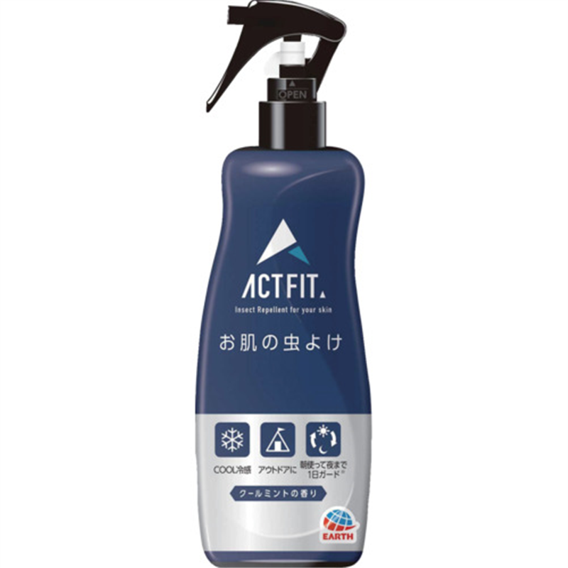 アース 虫よけミスト はだまも ACT FIT ミスト 200ML 1本（ご注文単位1本）【直送品】