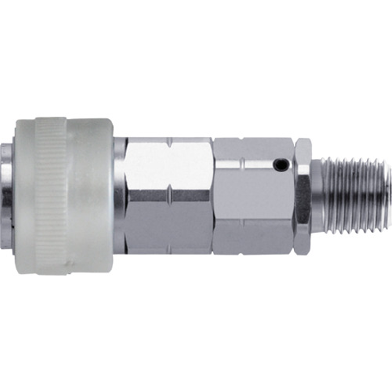 マッハ 高圧用カップリング ソケット R1/4 左ネジ 1個(ご注文単位1個)【直送品】