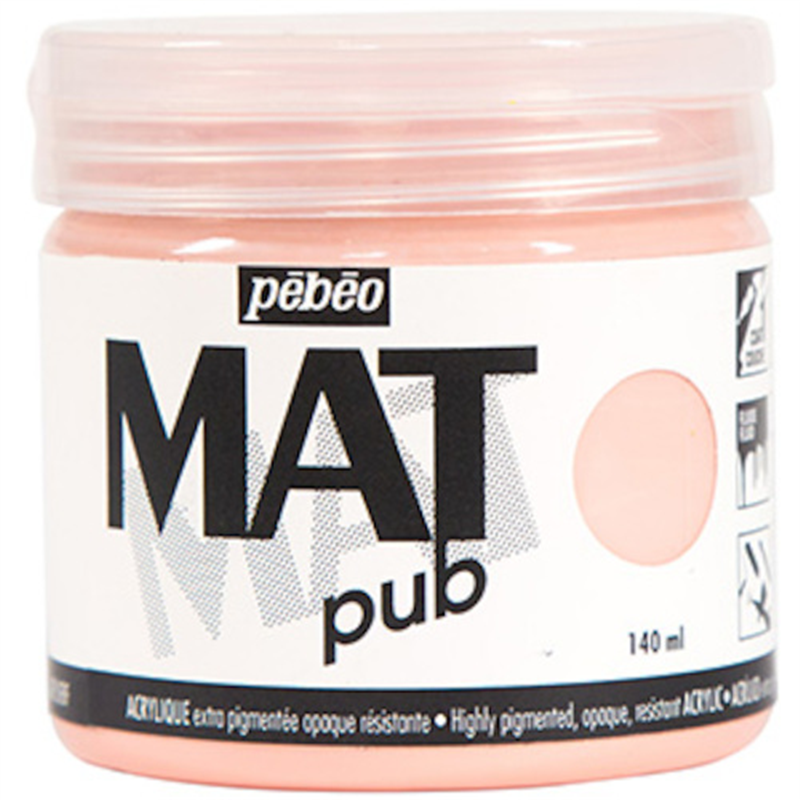 Pebeo マットピュブ 140ml NO.17 ブライトピンク 1本（ご注文単位1本）【直送品】