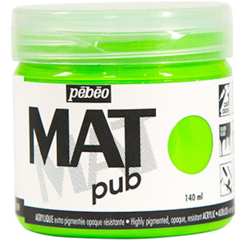 Pebeo マットピュブ 140ml NO.29 フルレセントグリーン 1本（ご注文単位1本）【直送品】
