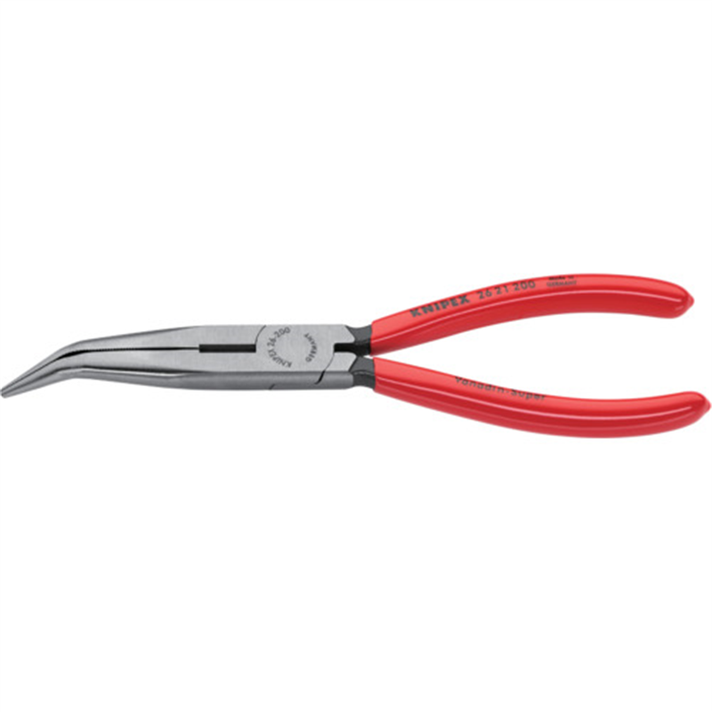 KNIPEX 【ブリスターパック仕様】先曲ラジオペンチ(40°) プラスチックハンドル 1丁（ご注文単位1丁）【直送品】