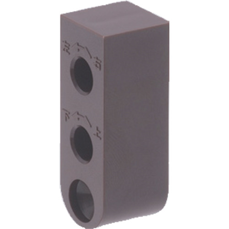 ATOM 上吊式引戸金具AFDシステム仮固定ブロックキャッチ用カバー AFD-2950―C17 茶 1個（ご注文単位1個）【直送品】