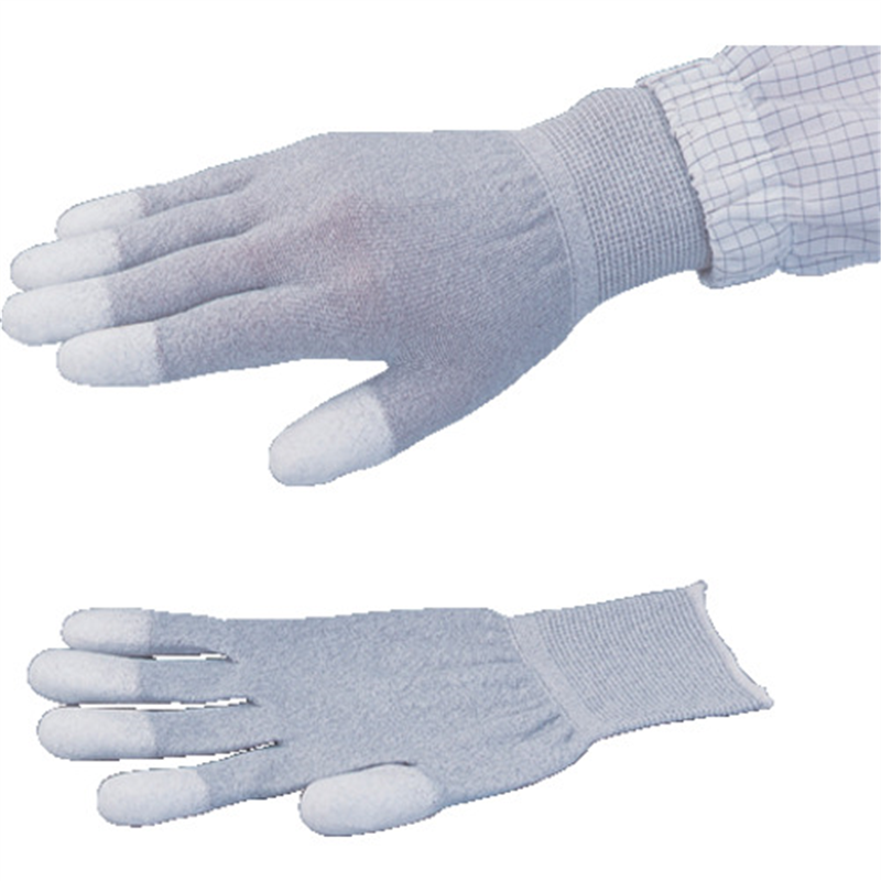 AS PUコート導電手袋(指先コート)5双入 S 1パック（ご注文単位1パック）【直送品】