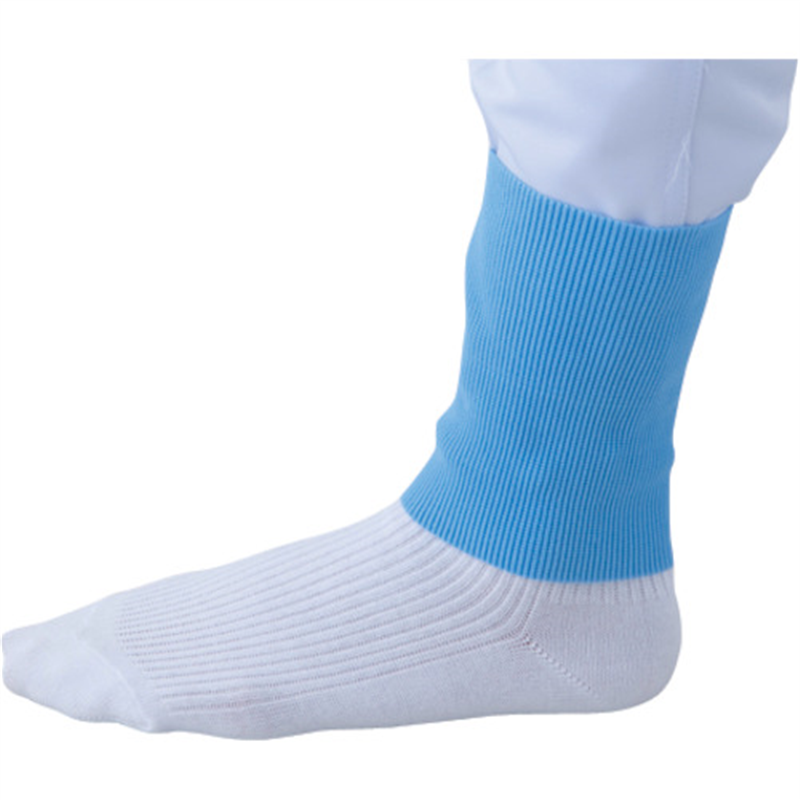 AS 異物混入防止バンド2-2 フットバンド青 1足（ご注文単位1足）【直送品】