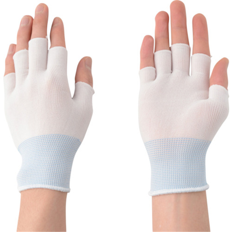 川西 ピッタリ倶楽部 指切インナー手袋 10双組 1袋（ご注文単位1袋）【直送品】