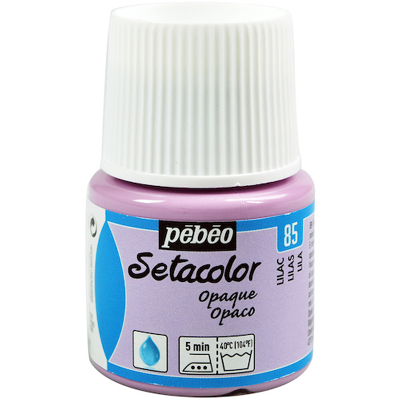 Pebeo 布用水性アクリル絵具セタカラー不透明色 45ml ライラック 1本（ご注文単位1本）【直送品】