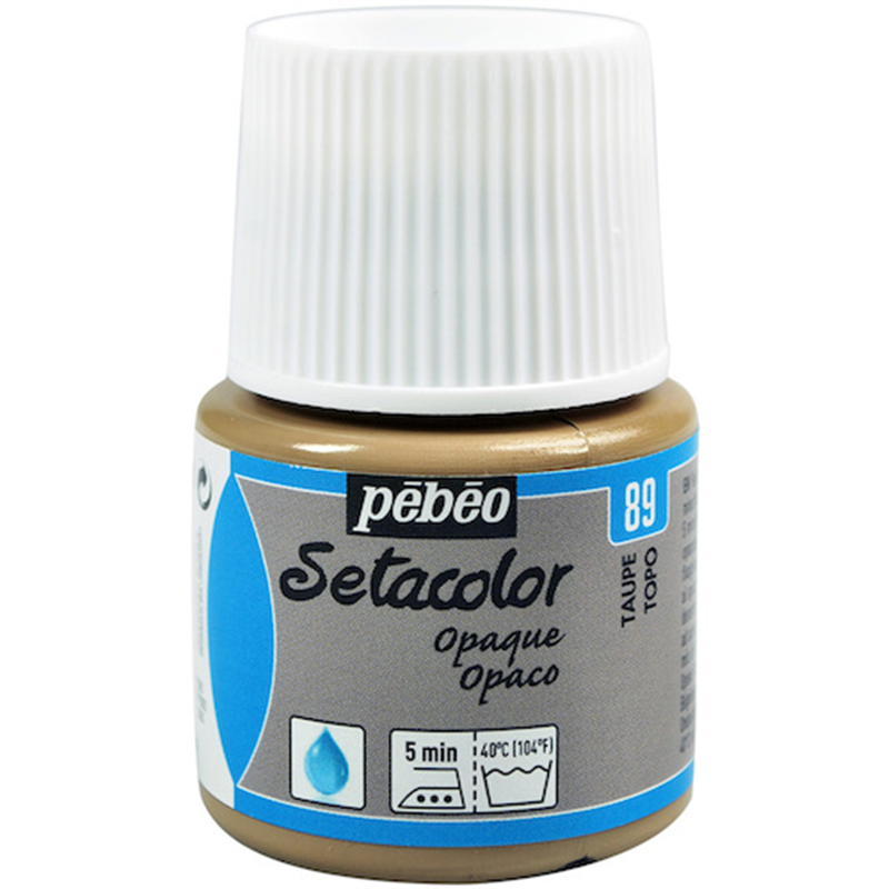 Pebeo 布用水性アクリル絵具セタカラー不透明色 45ml トープ 1本（ご注文単位1本）【直送品】