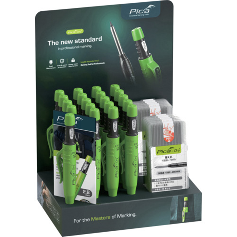 ピカマーカー 建築用シャープペンシルDry 箱入りセット 1箱（ご注文単位1箱）【直送品】