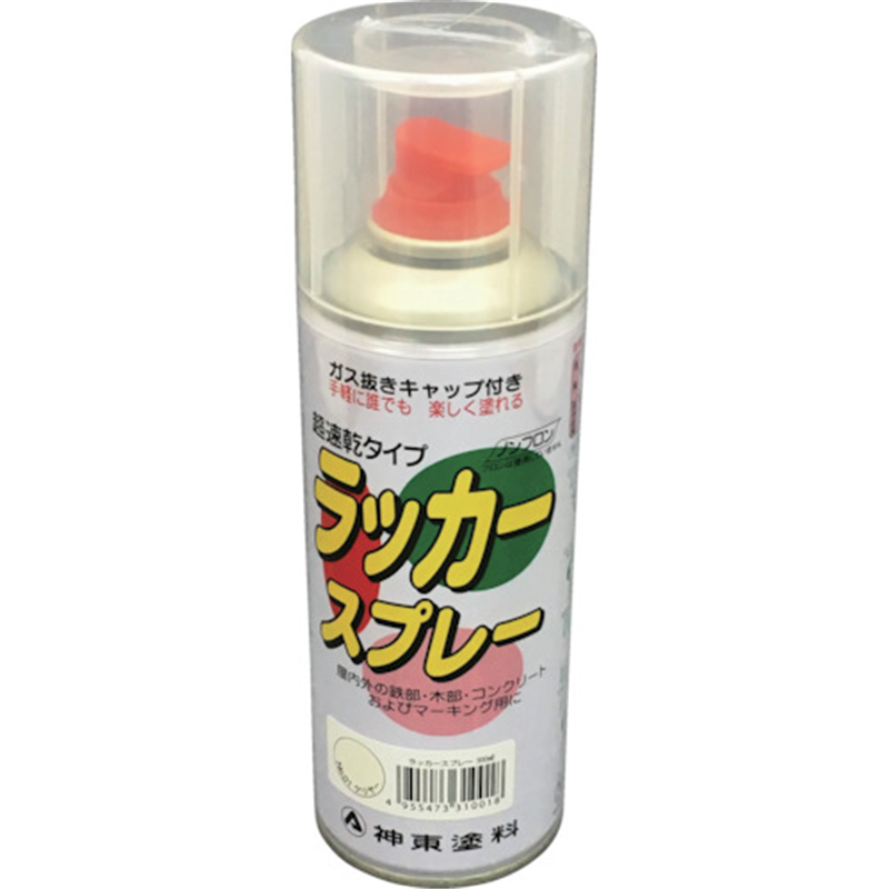 シントー ラッカースプレー クリヤー 300ML 1本（ご注文単位1本）【直送品】