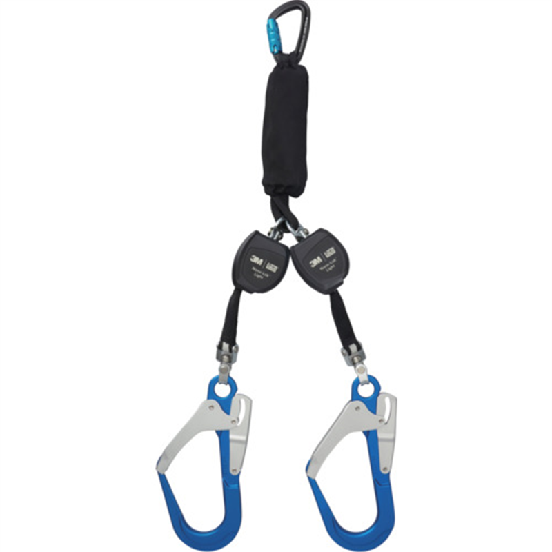 3M DBI-サラ Nano-Lok Light 巻取り式ランヤード ツイン 3101764 (タイプ1) 1本（ご注文単位1本）【直送品】