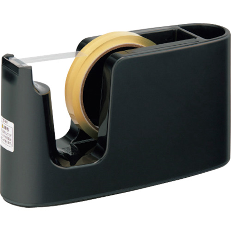 PLUS 31271)テープカッター TC-401ブラック 1台（ご注文単位1台）【直送品】