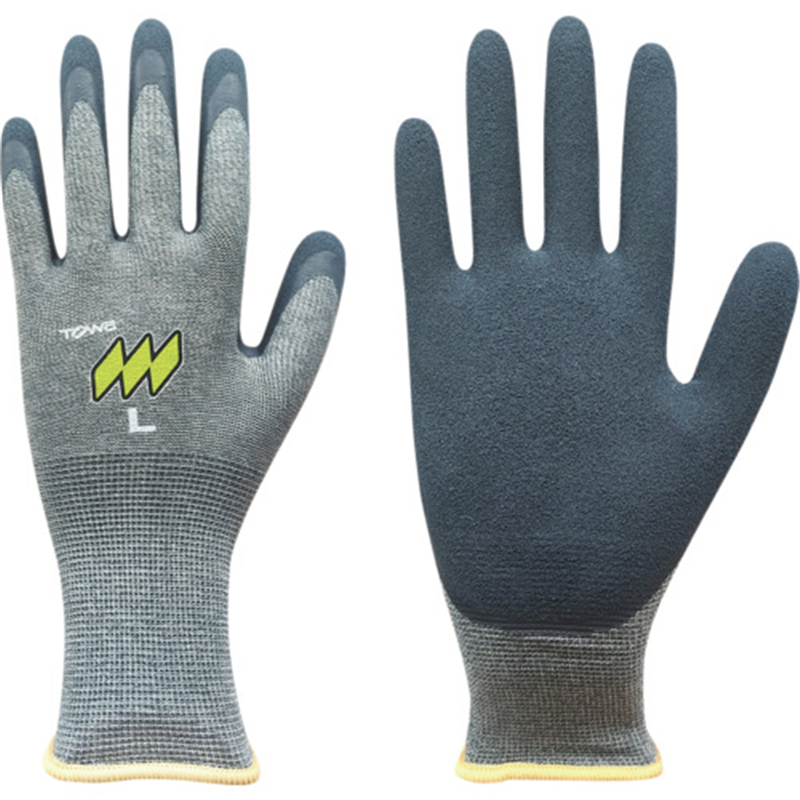 トワロン 天然ゴム背抜き手袋 メジャーローブライト L 1双（ご注文単位1双）【直送品】