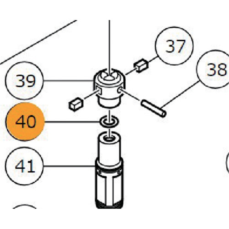 HiKOKI Oリング(P-8) 1個（ご注文単位1個）【直送品】