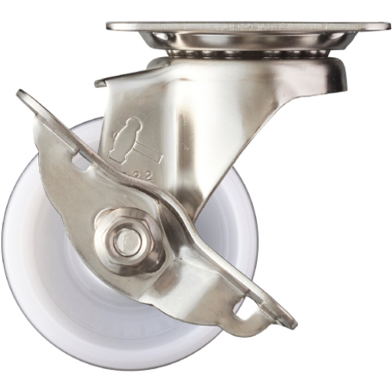 ハンマー ステンレス製プレート式キャスター 315Sシリーズ 自在SP付 ナイロンB入車 オールステンレス 車輪径65mm 1個（ご注文単位1個）【直送品】