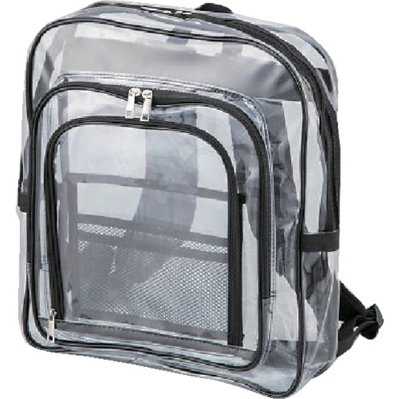 AS PVCクリアバッグ スーパースケルトンクリアリュック     1個（ご注文単位1個）【直送品】