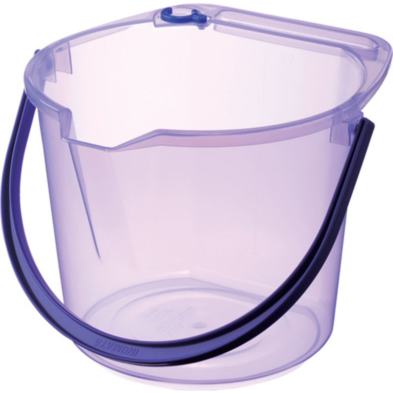 inomata なるほどバケツ8Lアクアブルー 1個（ご注文単位1個）【直送品】