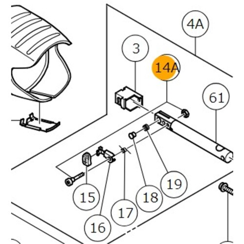 HiKOKI トクシユボルトM4セツト 1個（ご注文単位1個）【直送品】