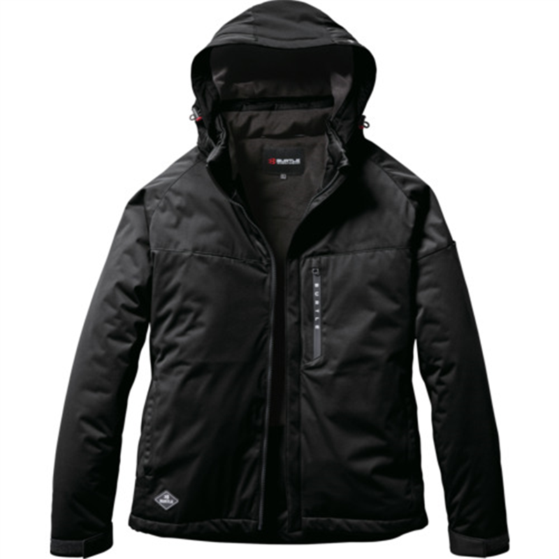 BURTLE ストレッチフーディ防寒ジャケット3260-35-Mブラック 1着（ご注文単位1着）【直送品】