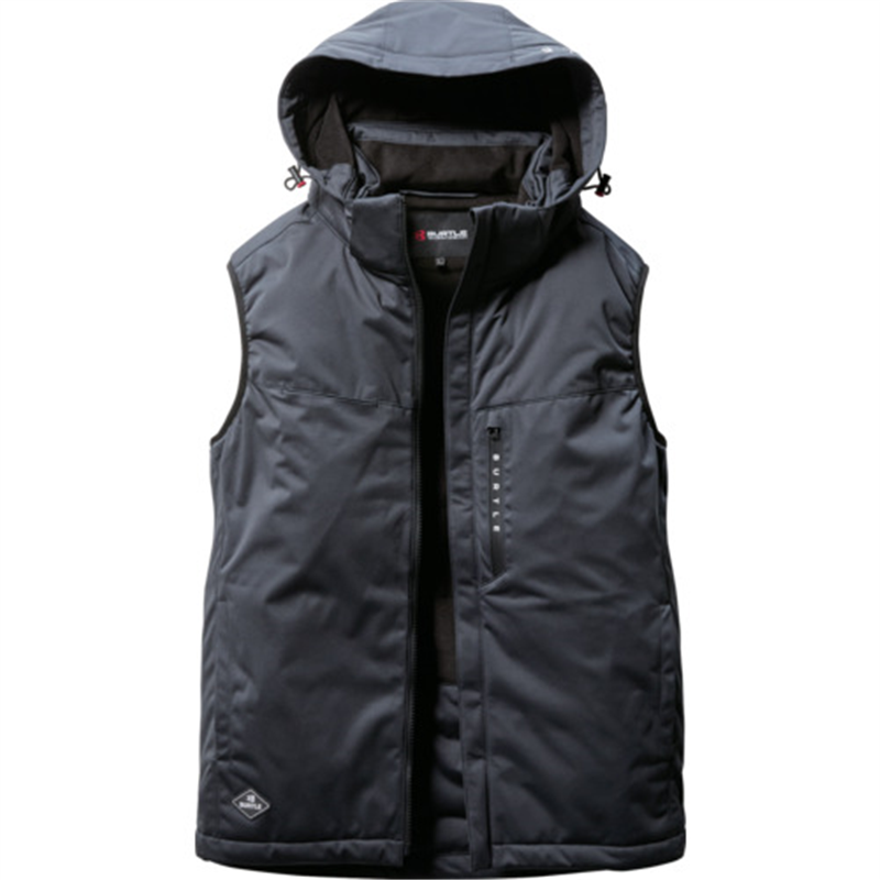 BURTLE ストレッチフーディ防寒ベスト3264-13-XLデューク 1着（ご注文単位1着）【直送品】
