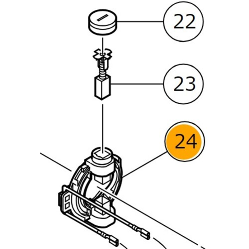 HiKOKI ブラシブロツク 1個(ご注文単位1個)【直送品】