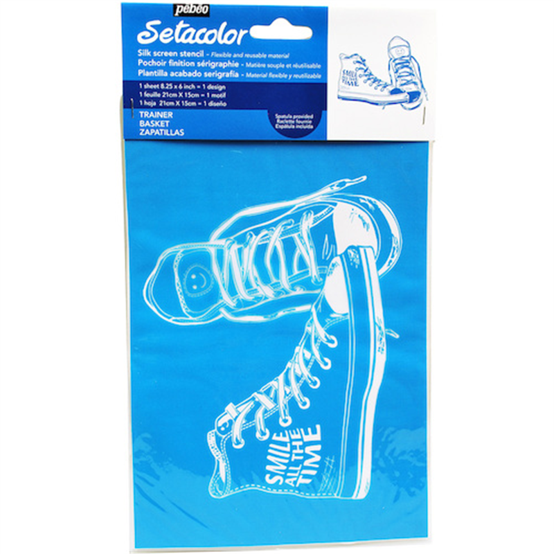 Pebeo シルクスクリーンステンシル型 A5 シューズ 1本（ご注文単位1本）【直送品】