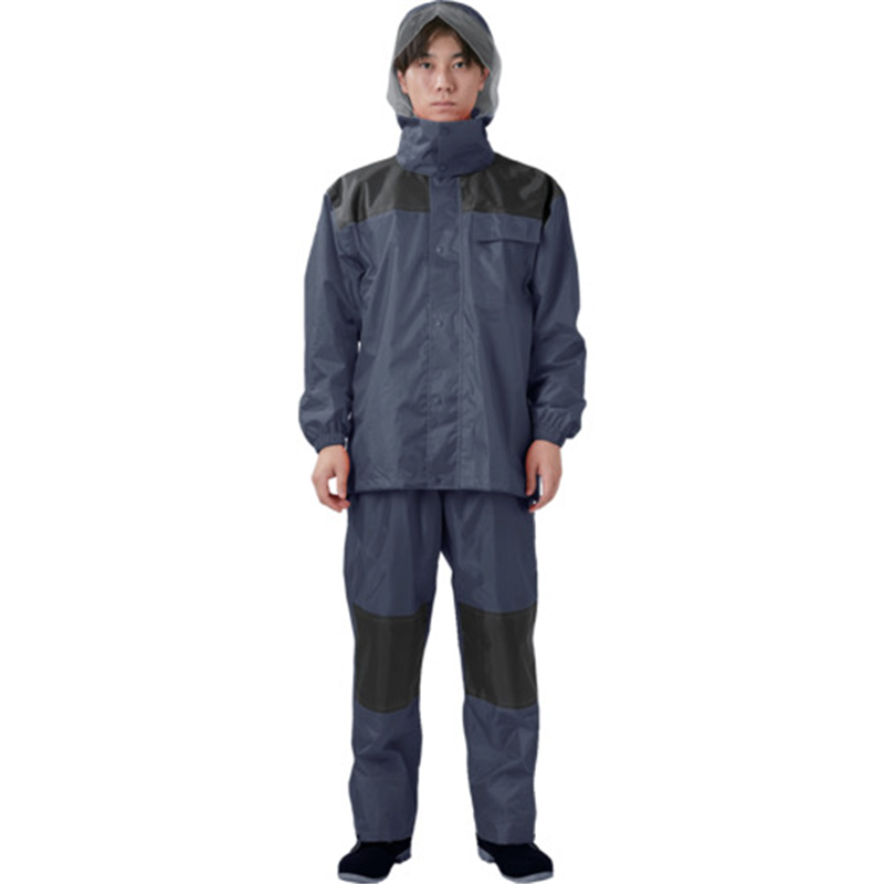 カジメイク 3420 アーマーライトレインスーツ ネイビー LL 1着（ご注文単位1着）【直送品】
