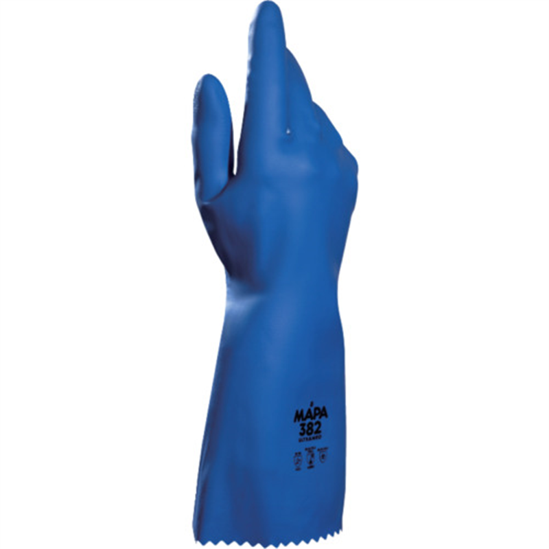 MAPA 耐薬品ネオプレンゴム手袋 ULTRANEO382 XLサイズ(12双入り) 1袋（ご注文単位1袋）【直送品】
