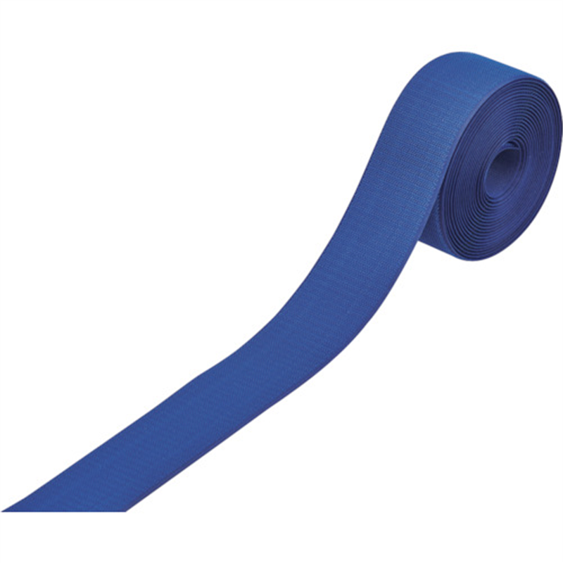 緑十字 フックラインテープ(面ファスナータイプ) FL-505BL 50mm幅×5M 青 1巻（ご注文単位1巻）【直送品】