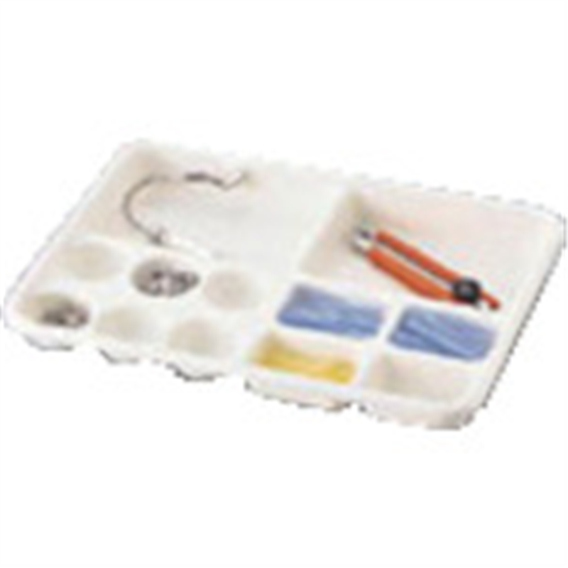 AS 実験台引出しトレー 260×350×45mm コンビ 1個（ご注文単位1個）【直送品】