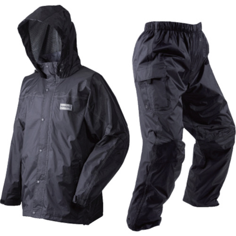 川西 レインクルードットコム ブラック Lサイズ 1着（ご注文単位1着）【直送品】