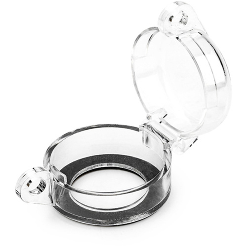 セーフラン ボタンスイッチカバー 外径49.6mm 高さ31.9mm 透明 1個（ご注文単位1個）【直送品】