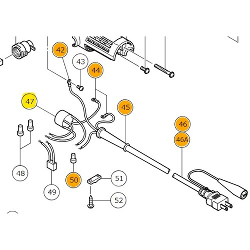 HiKOKI コード(A)クミ 100V 1個（ご注文単位1個）【直送品】