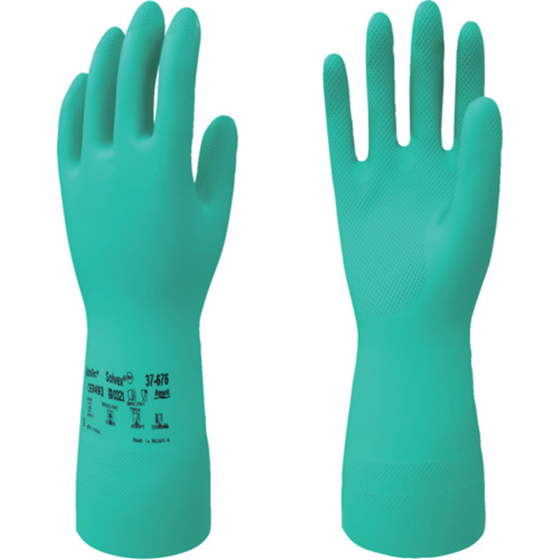 トワロン 化学防護手袋 アルファテックソルベックス 37-676 LL 1双（ご注文単位1双）【直送品】
