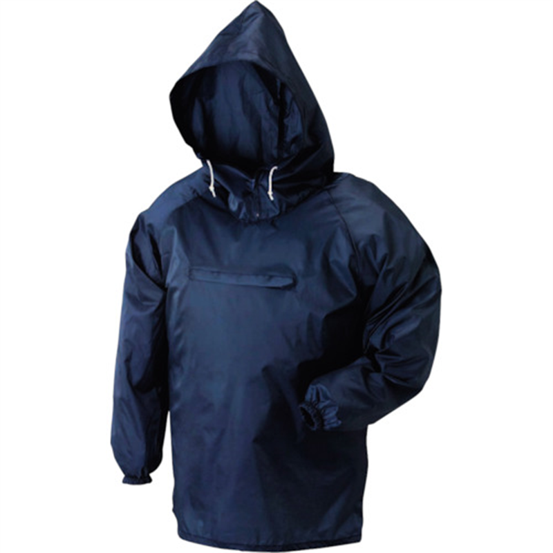 川西 ポリエステルヤッケ ネイビー LLサイズ 1着（ご注文単位1着）【直送品】